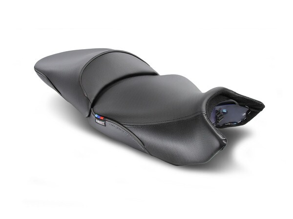 Sargent World Sport Aftermarket Motorcycle Seat for the 2023+ BMW R 1300 GS with DTX/GZ and Black Welt.